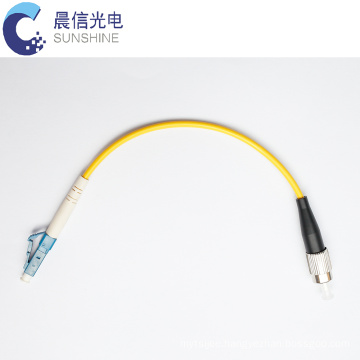 Hot sales high quality optical fiber patchcord LCFC Single mode connector Fiber Optic Patch Cord
